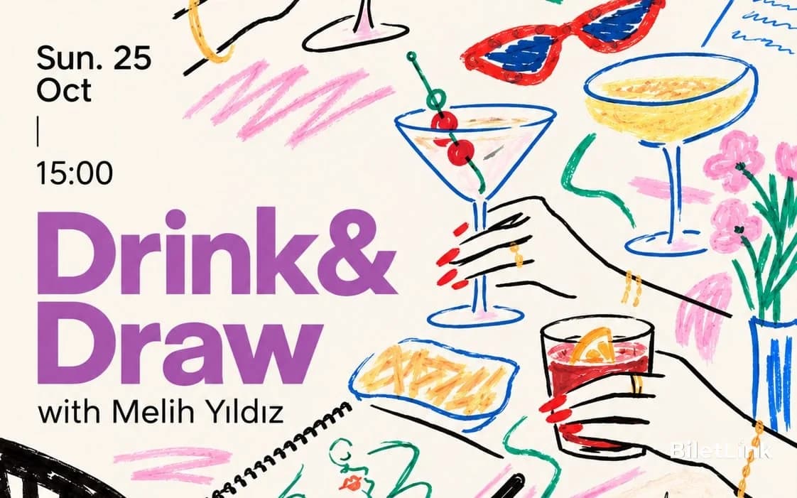 Drink & Draw with Melih Yıldız