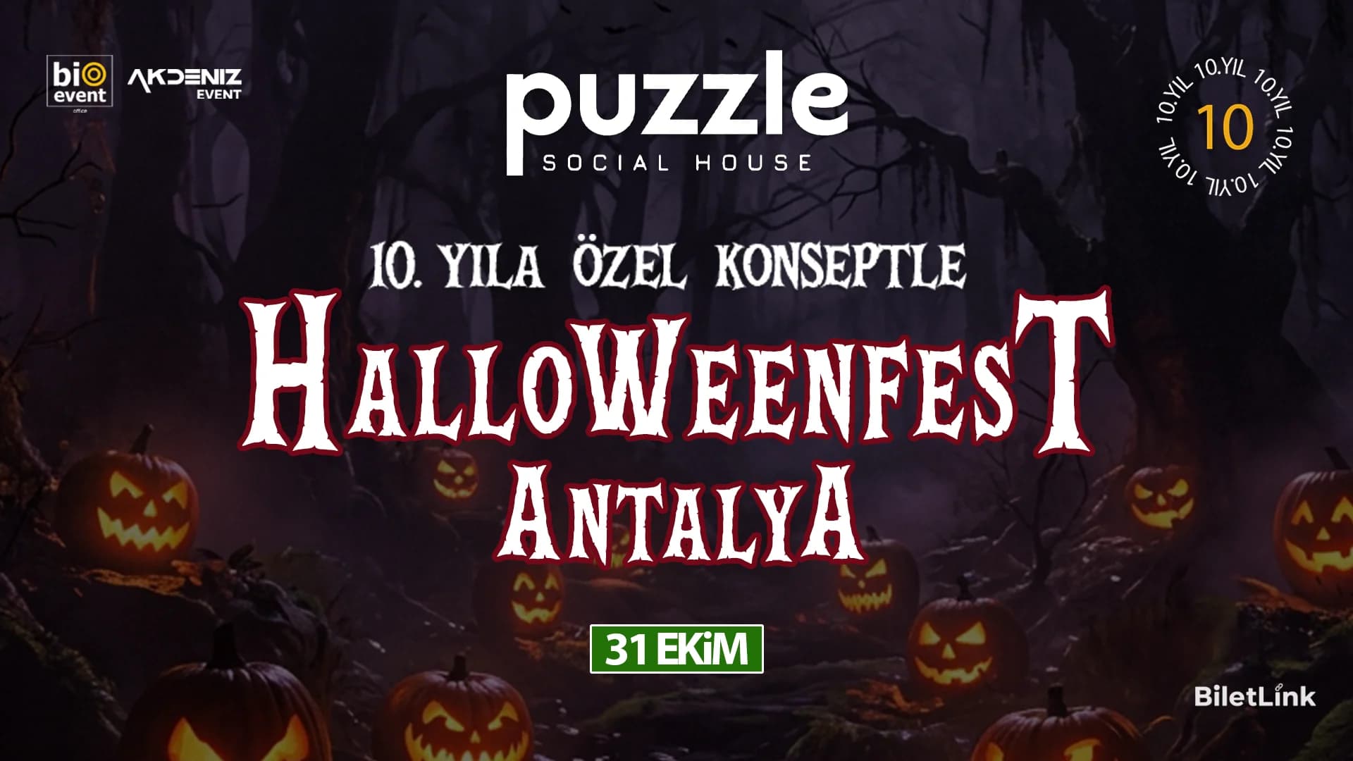 Halloweenfest Antalya 10. Yıl