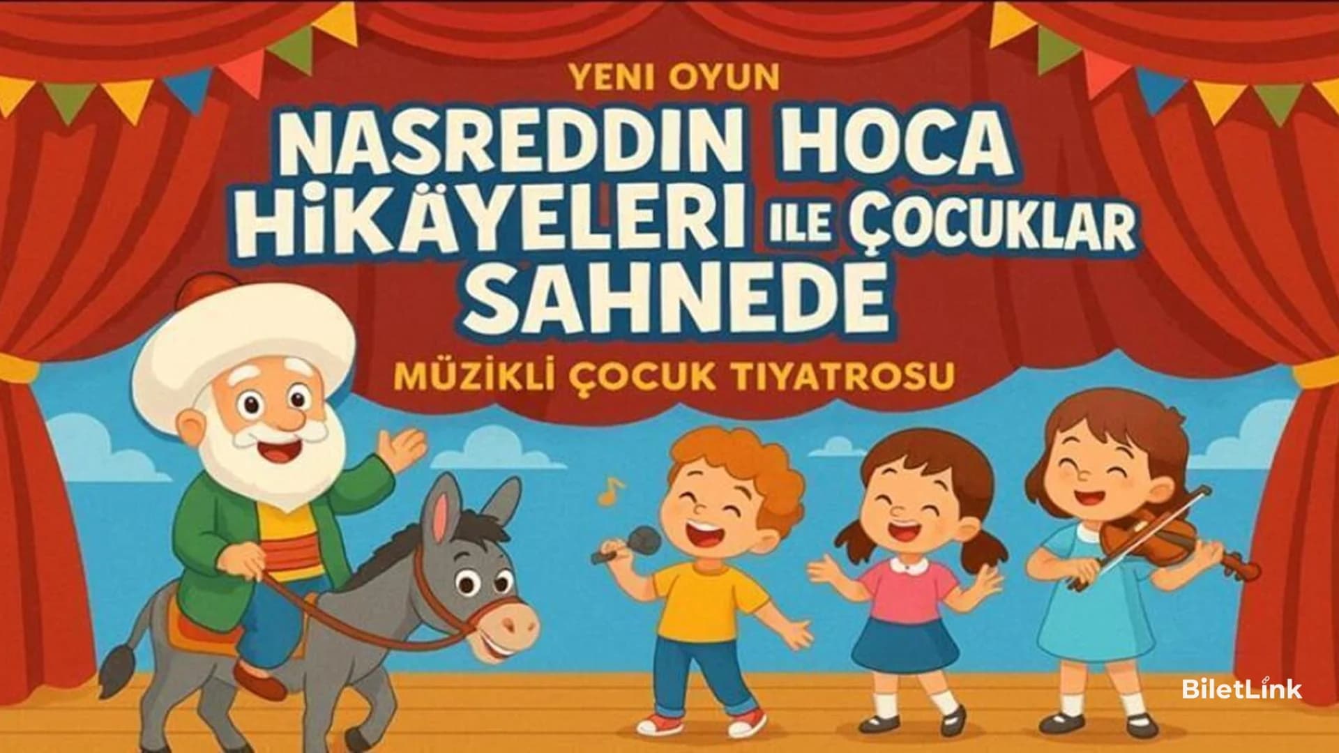 Nasreddin Hoca İle Çocuklar Sahnede Tiyatro Oyunu