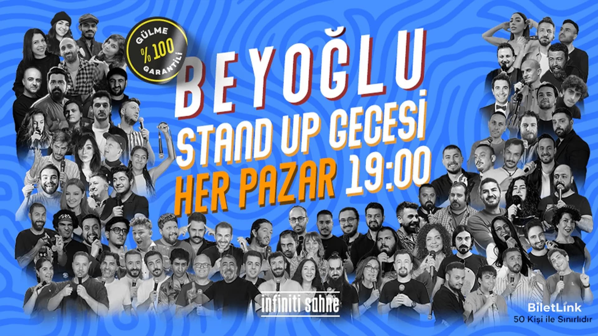 Stand Up Taksim - Beyoğlu Gecesi Pazar 19:00