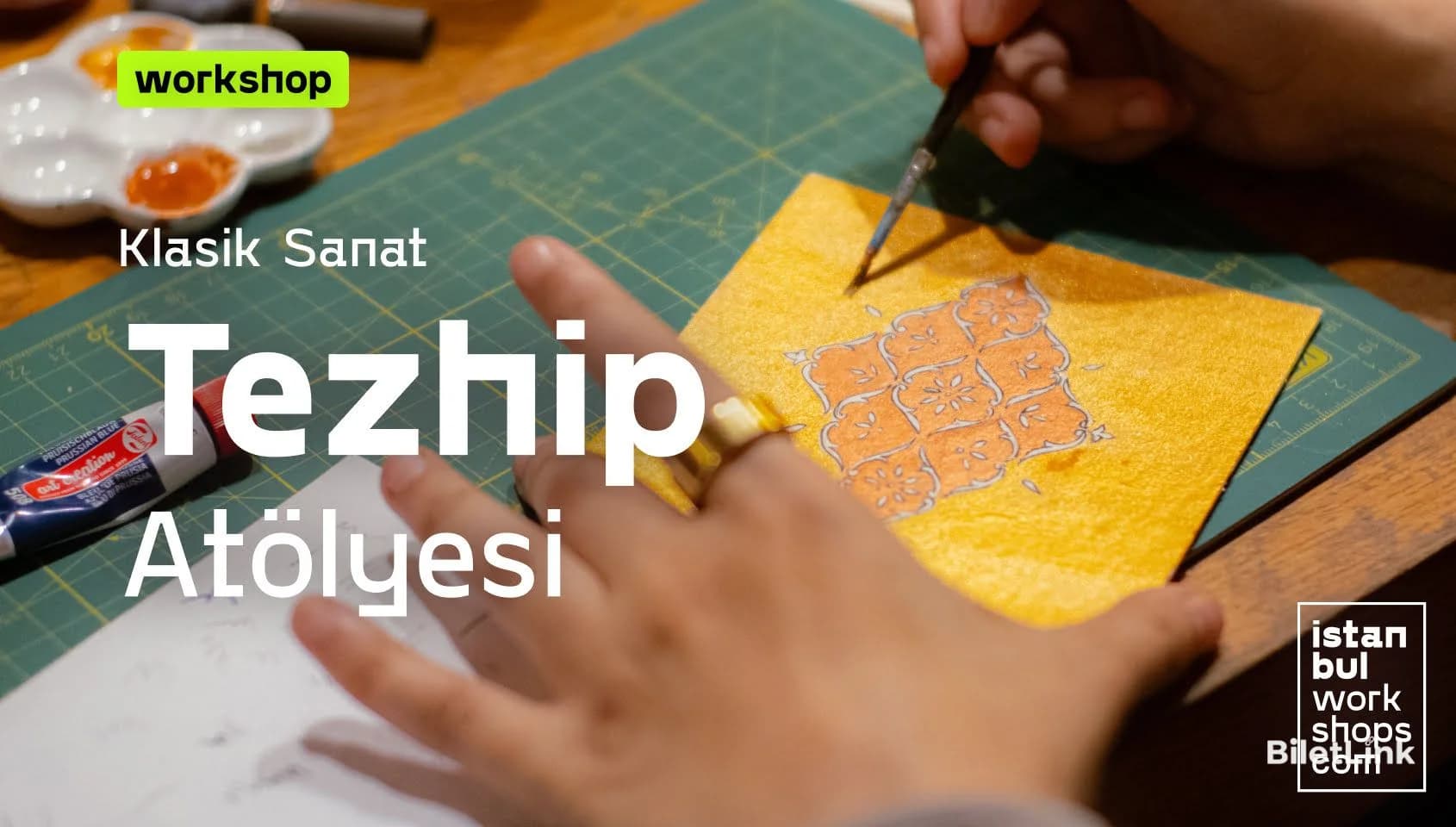 Tezhip Atölyesi İstanbul Workshops - Ekim Etkinlikleri
