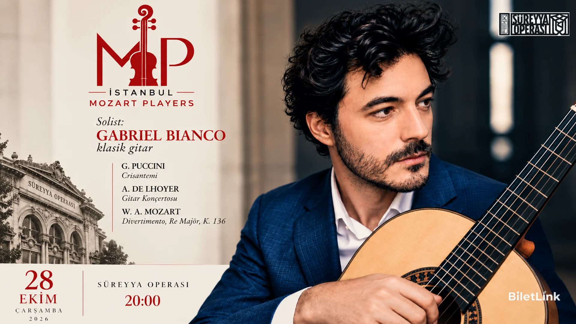 İstanbul Mozart Players - Solist: Gabriel Bianco