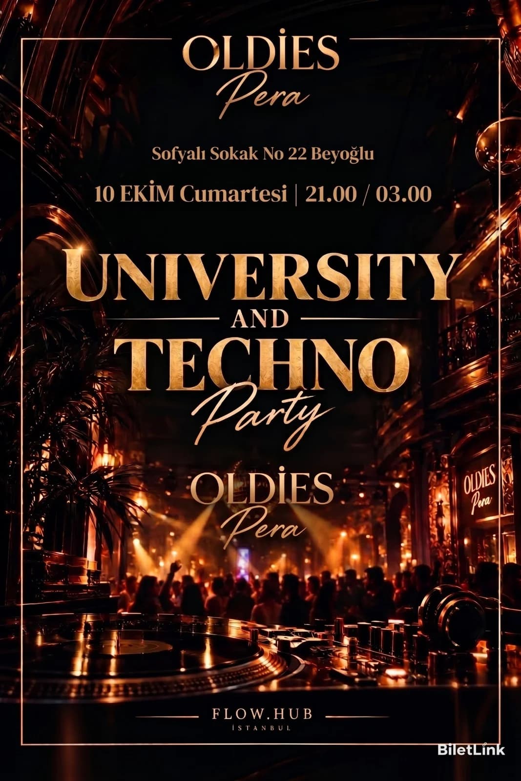 Univesity and Techno Party