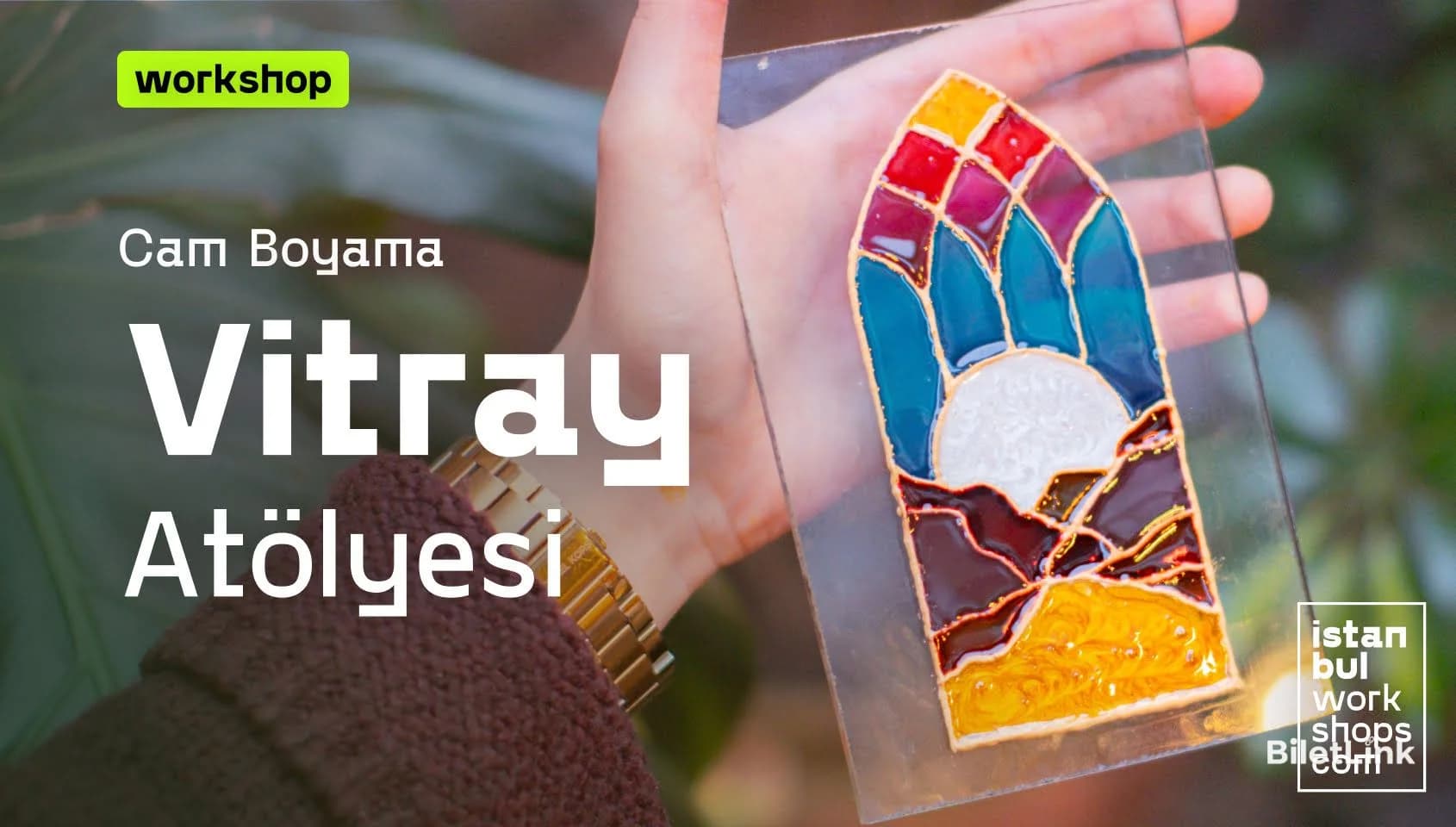 Vitray Atölyesi İstanbul Workshops - Ekim Etkinlikleri