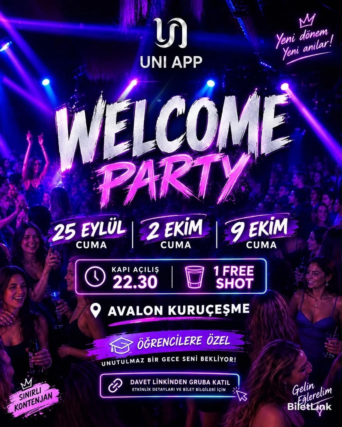 Welcome University Party
