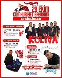 Büyükada 29 Ekim konseri: Koliva