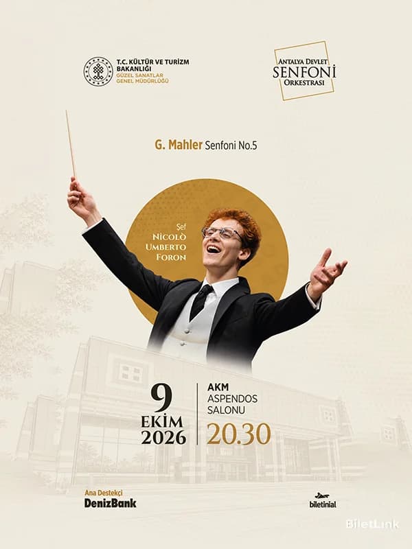 Antalya Devlet Senfoni Orkestrası & Denizbank Konserleri 9 Ekim