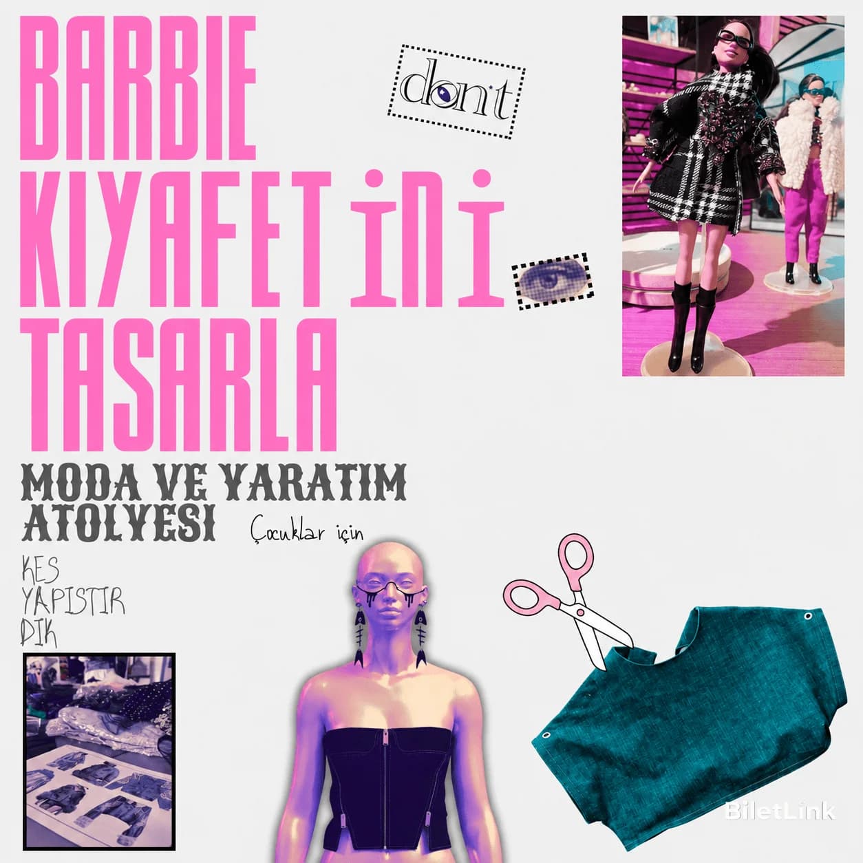 Barbie Kıyafetini Tasarla Atölyesi (Çocuklar için)