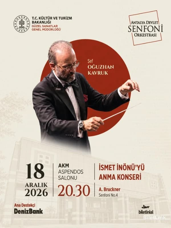 Bruckner’ın Görkemli Dünyası | Antalya Devlet Senfoni Orkestrası - DenizBank Konserleri