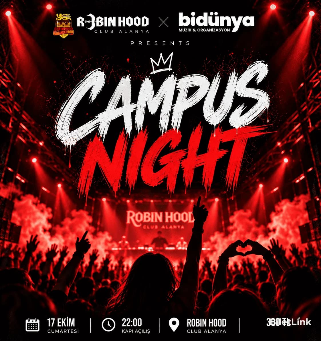 Campus Night - Robin Hood Club Alanya