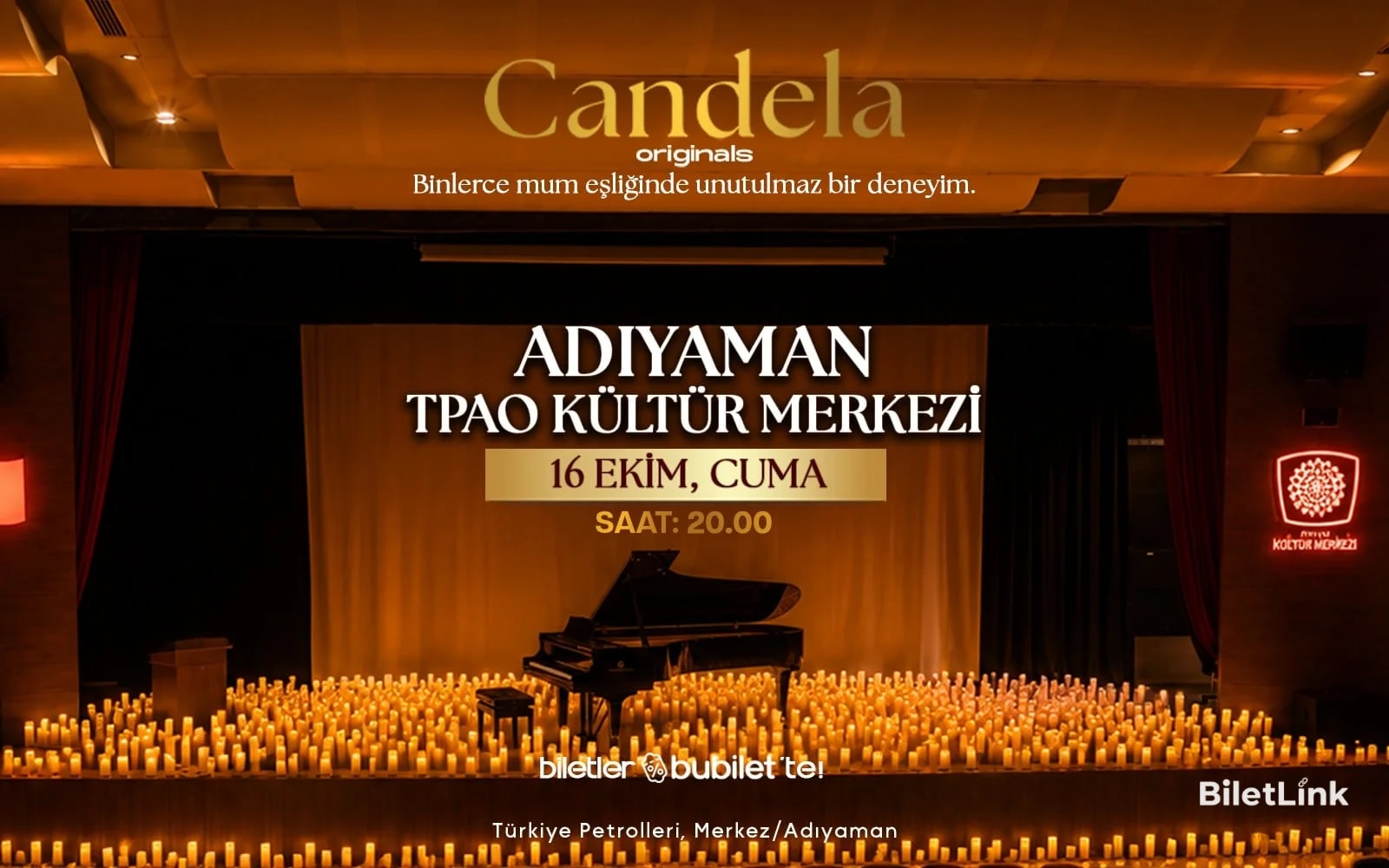 Candela Concert - Adıyaman TPAO Kültür Merkezi