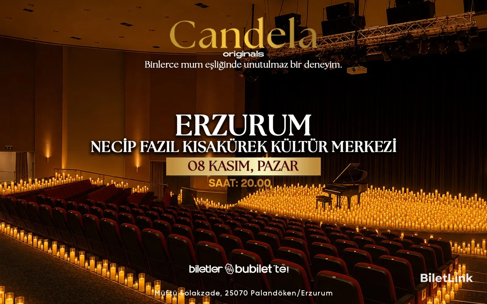 Candela Concert - Necip Fazıl Kısakürek Kültür Merkezi