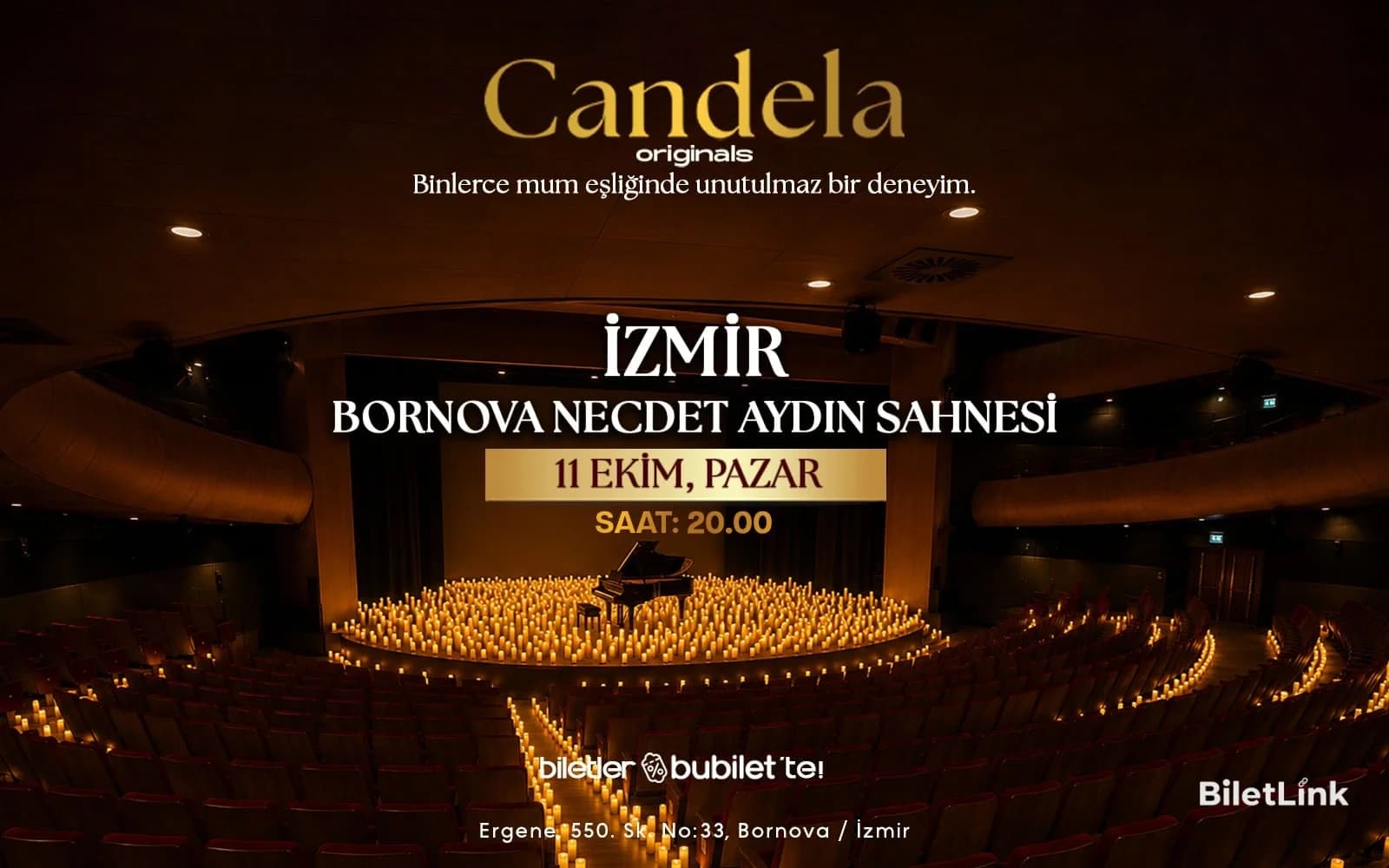 Candela Concert: İzmir Bornova Kültür ve Sanat Merkezi