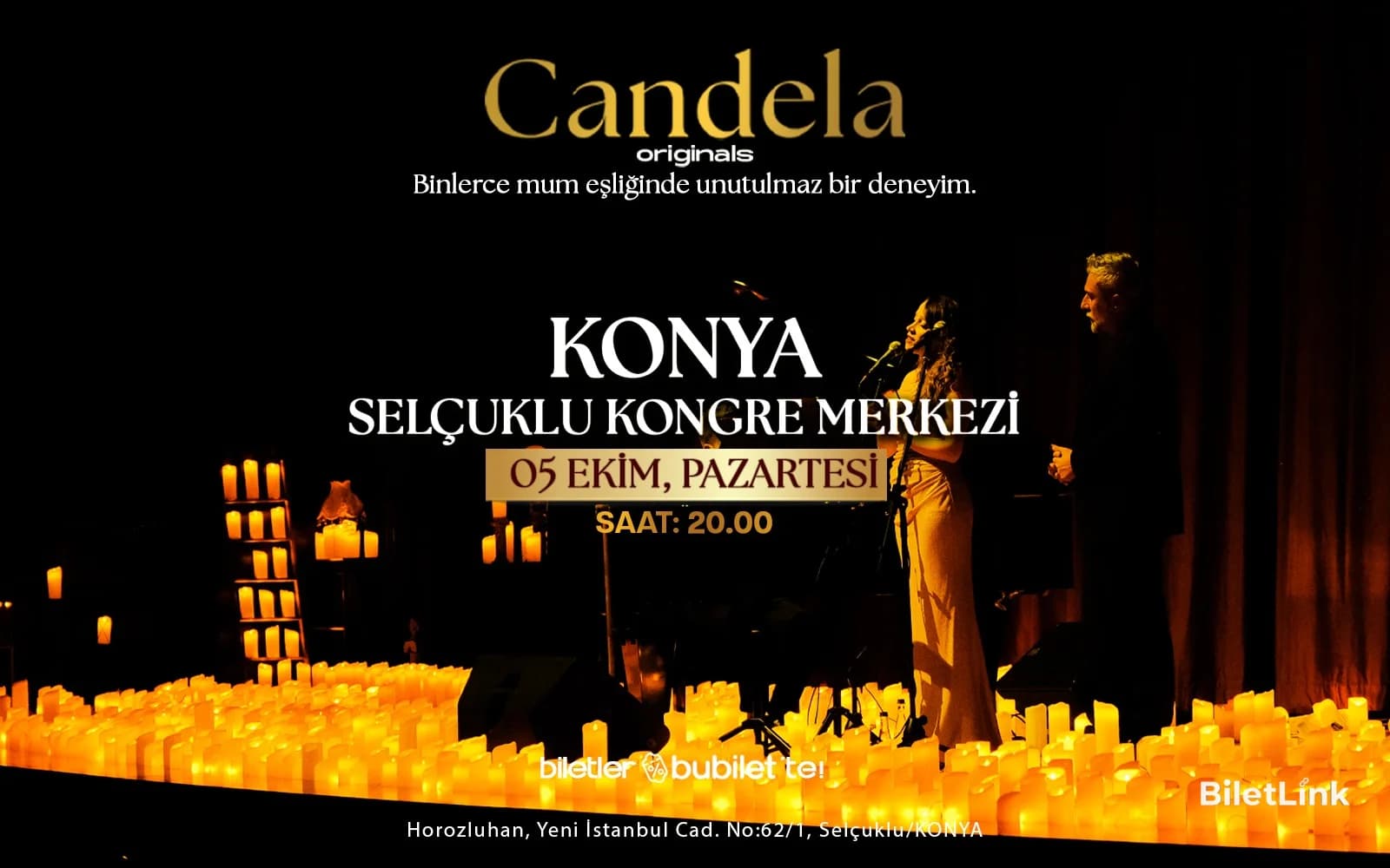 Candela Concert : Konya SKM Anadolu Sahne