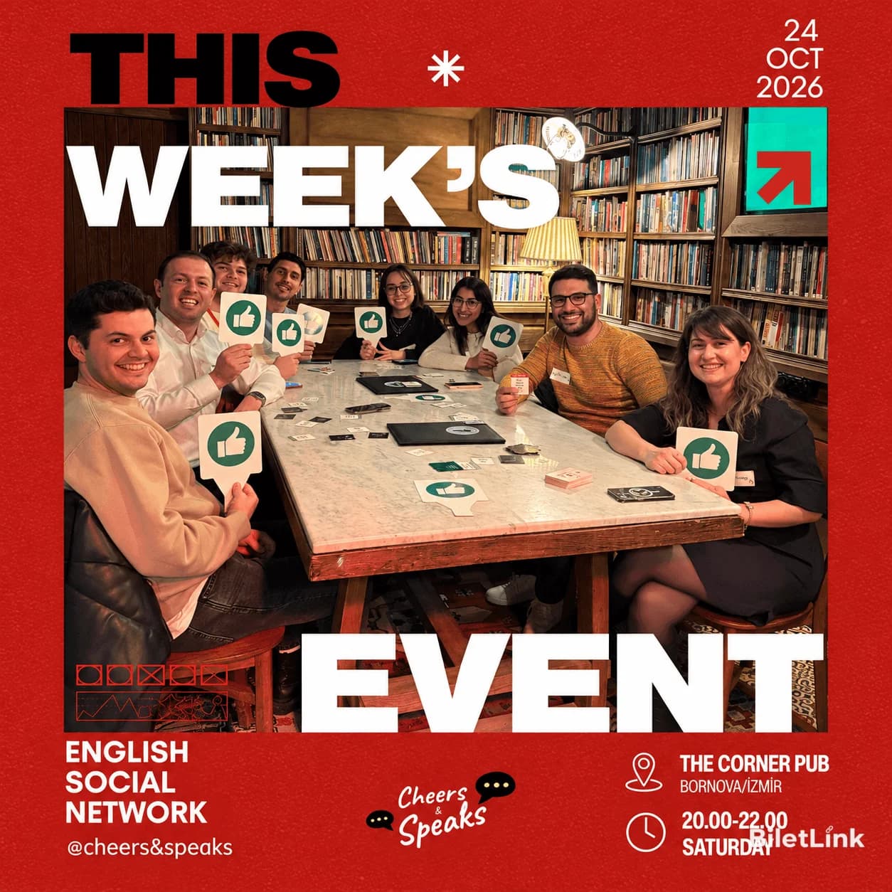 Cheers & Speaks | English Speaking Events