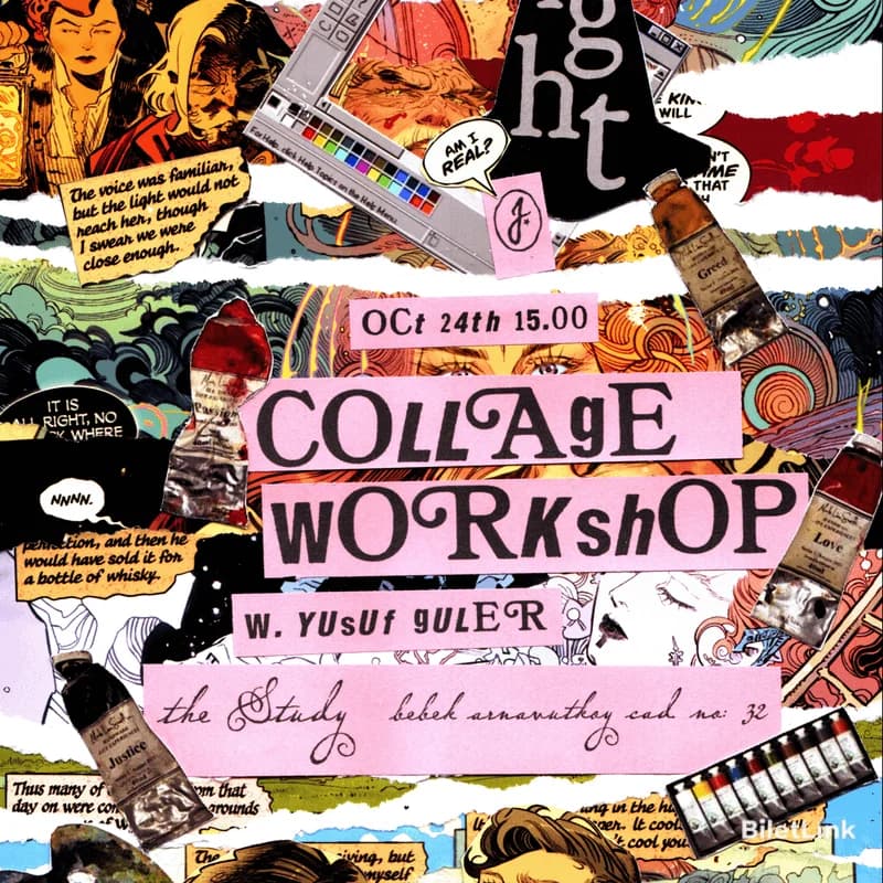 Collage Workshop: The Study at Joanna