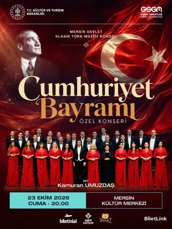 Cumhuriyet Bayramı Özel Konseri Mersin Devlet Klasik Türk Müziği Korosu
