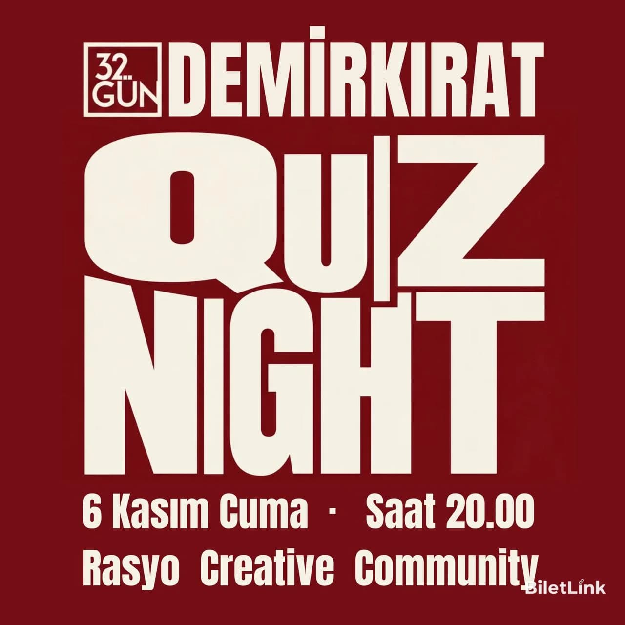 Demirkırat Quiz Night ve İzleme Partisi