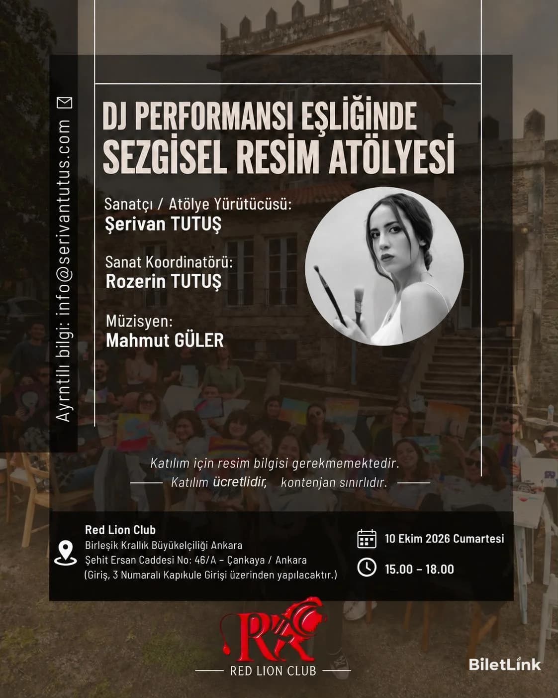 DJ Performansı Eşliğinde Sezgisel Resim Atölyesi