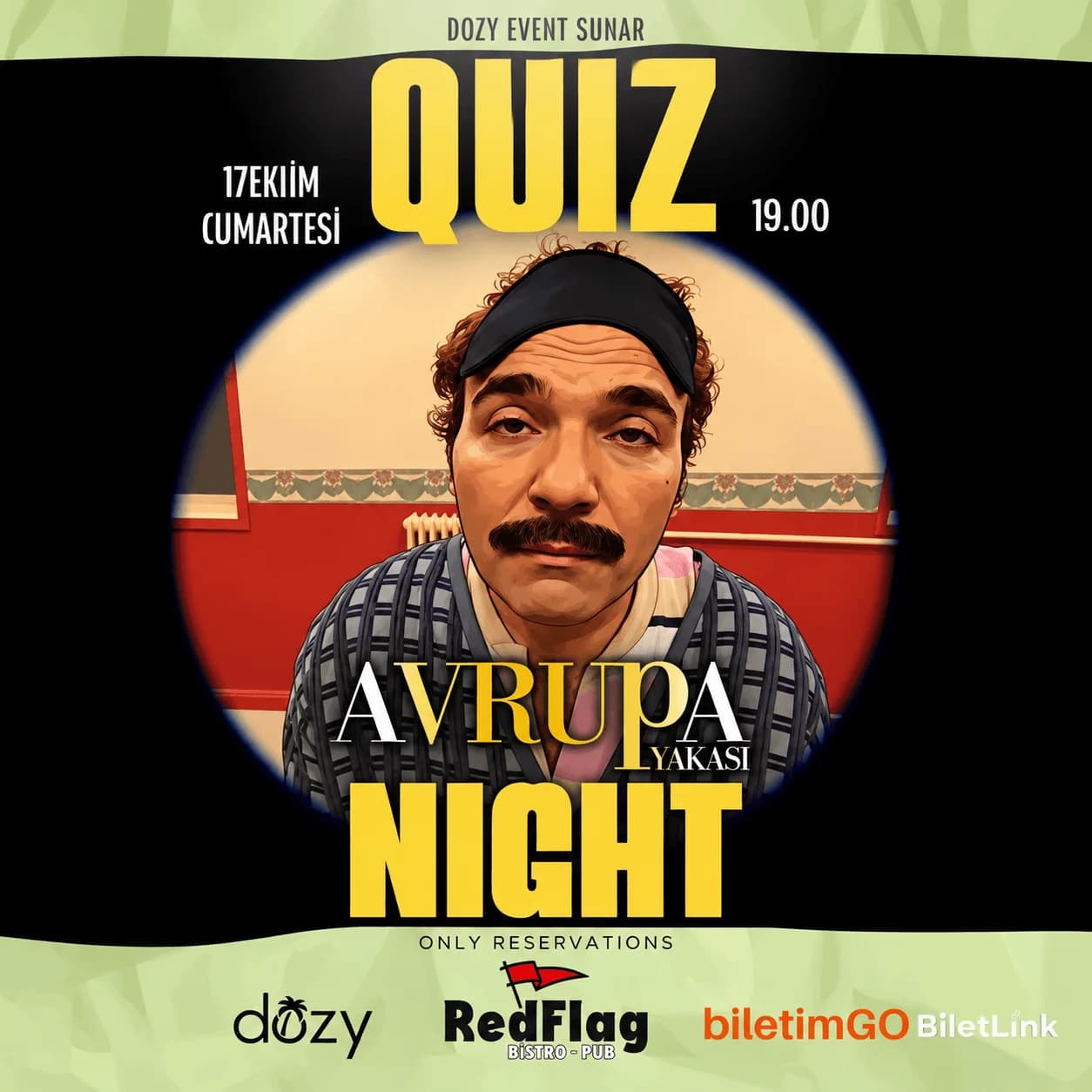 Dozy x Red Flag Avrupa Yakası Quiz Night