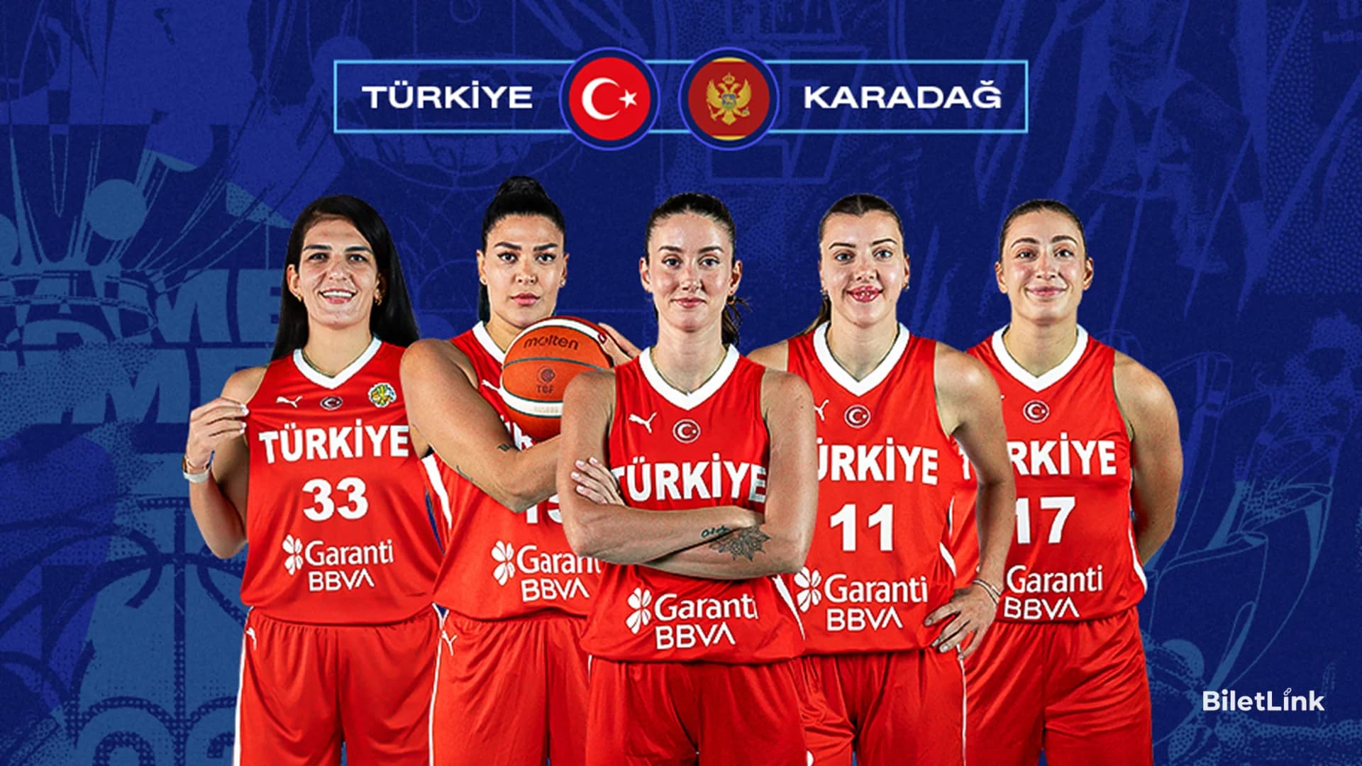 FIBA 2027 Kadınlar Avrupa Şampiyonası Eleme Maçları Kasım Penceresi Türkiye - Karadağ