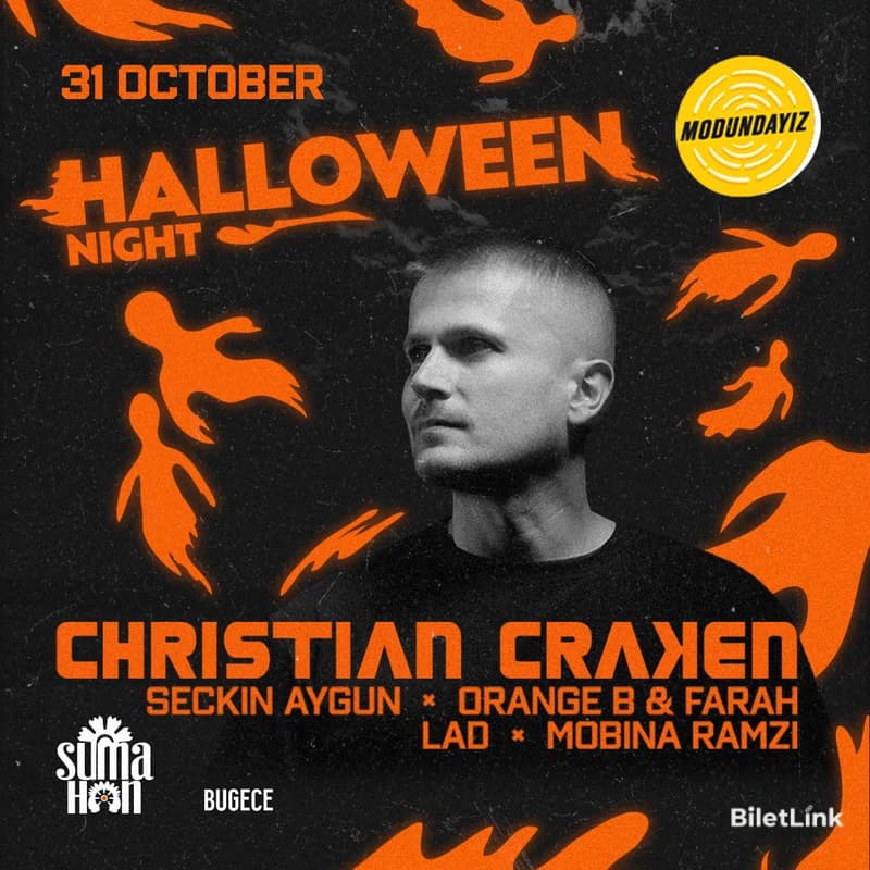 HALLOWEEN NIGHT: CHRISTIAN CRAKEN AT SUMA HAN