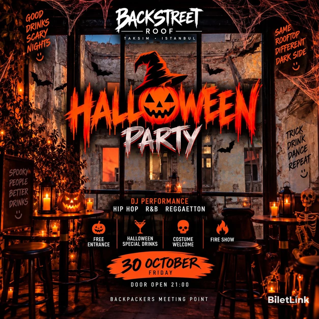 Halloween Party - Back Street Taksim