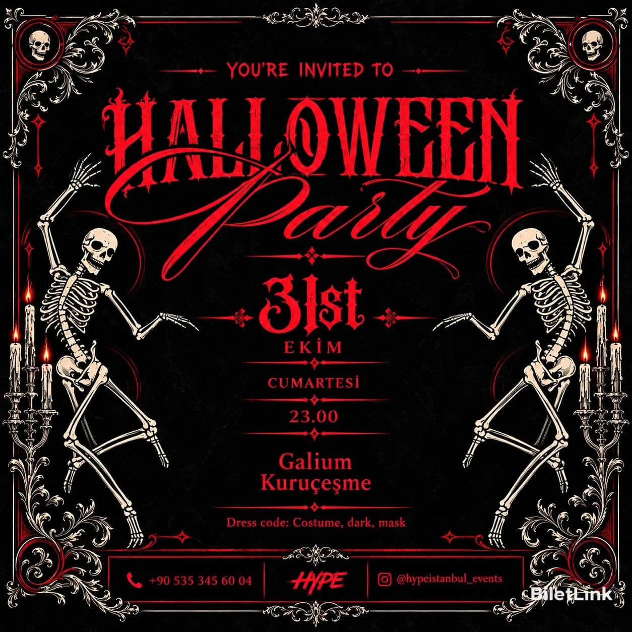 Halloween Party | Galium Kuruçeşme | 31 Ekim