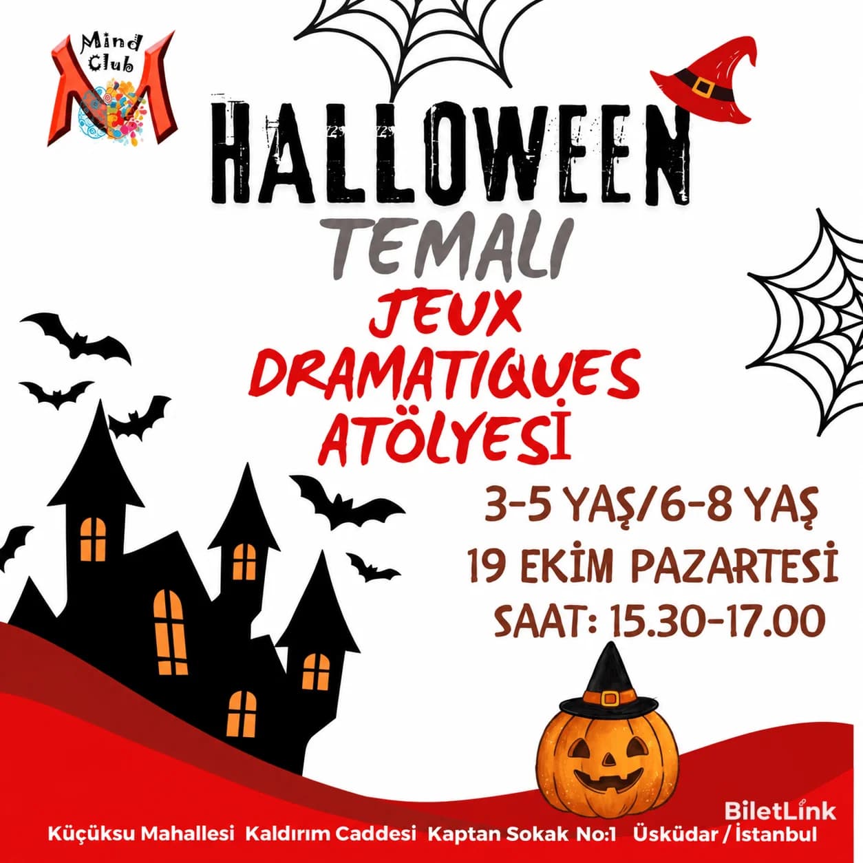 Halloween Temalı Jeux Dramatiques Atölyesi
