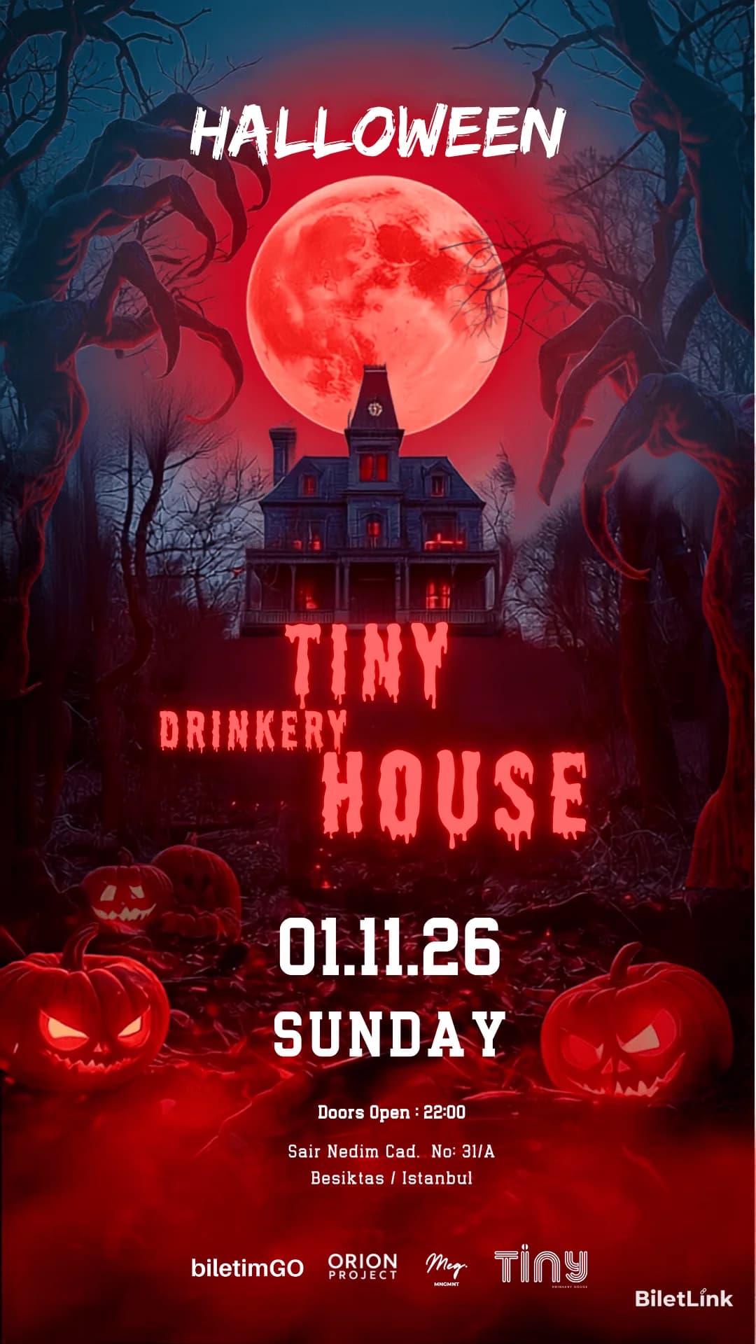 HALLOWEEN TINY DRINKERY HOUSE