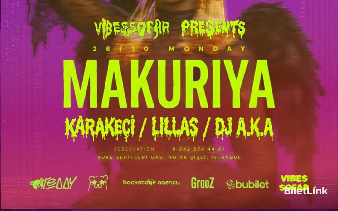 Haloween Event /Makuriya | Dj Keçi | Dj Lilas | Dj A.KA