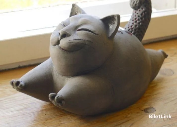 Heykel: Şişman Kedi