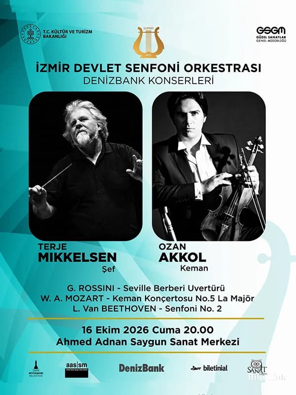 İzmir Devlet Senfoni Orkestrası DenizBank Konserleri - 16 Ekim Konseri