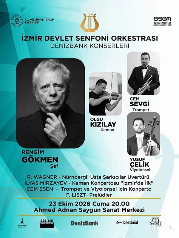 İzmir Devlet Senfoni Orkestrası DenizBank Konserleri - 23 Ekim Konseri
