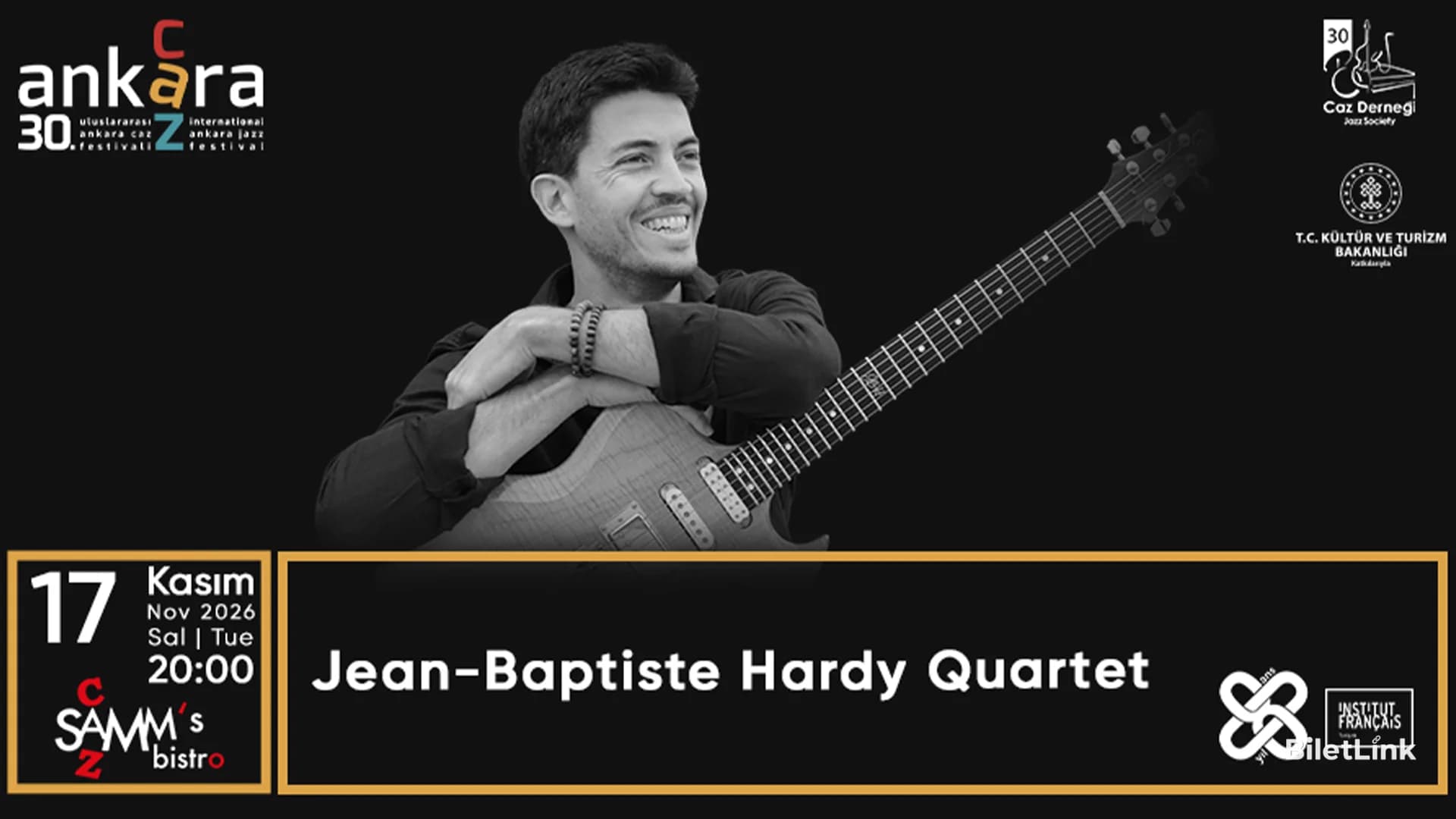 30. Uluslararası Ankara Caz Festivali - Jean-Baptiste Hardy Quartet