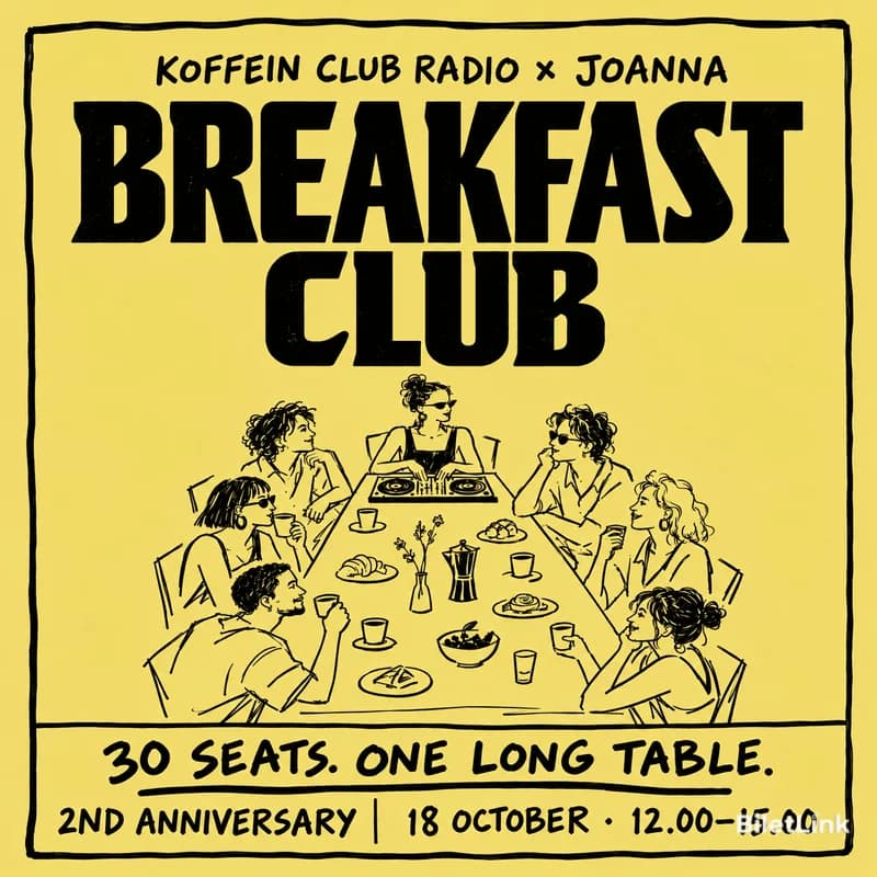 KOFFEIN CLUB RADIO 2ND ANNIVERSARY × JOANNA BREAKFAST CLUB