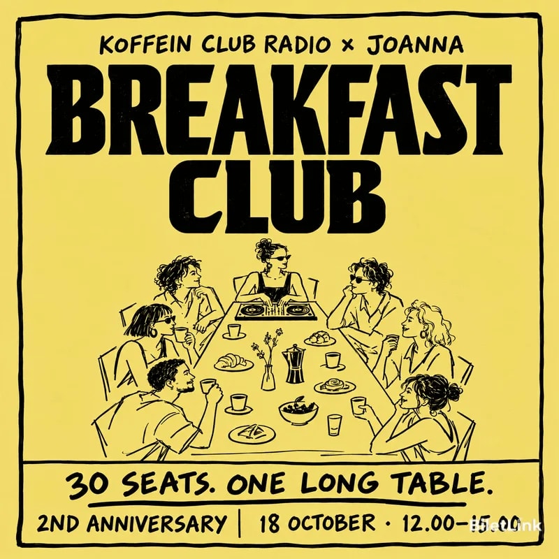 KOFFEIN CLUB RADIO 2ND ANNIVERSARY × JOANNA BREAKFAST CLUB