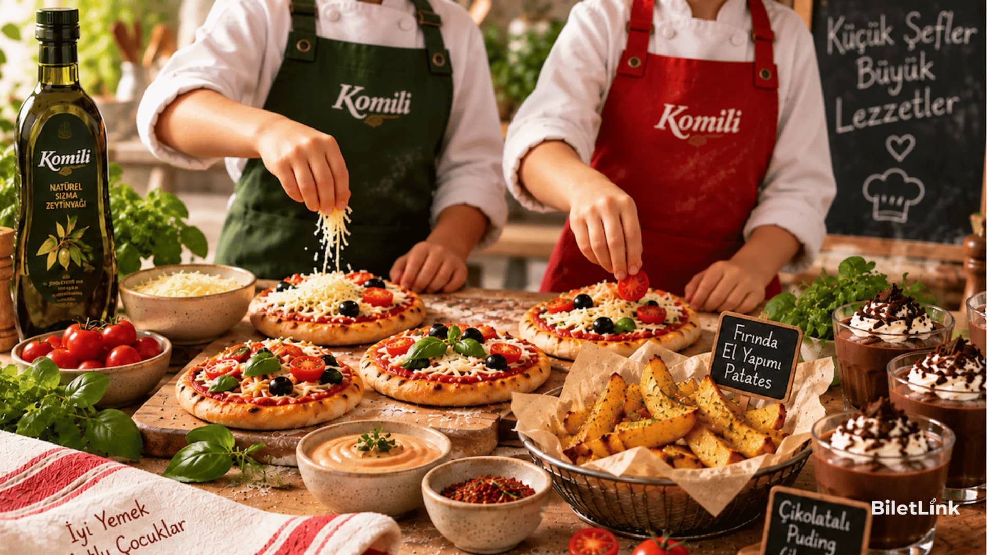 Komili Zeytinyağı İle Çocuk Şefler Mutfakta (7-10 Yaş)