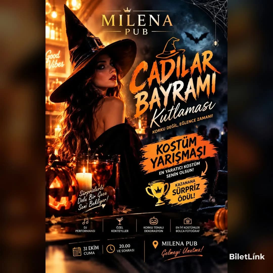Kostümlü Halloween Partisi (ÖDÜLLÜ)