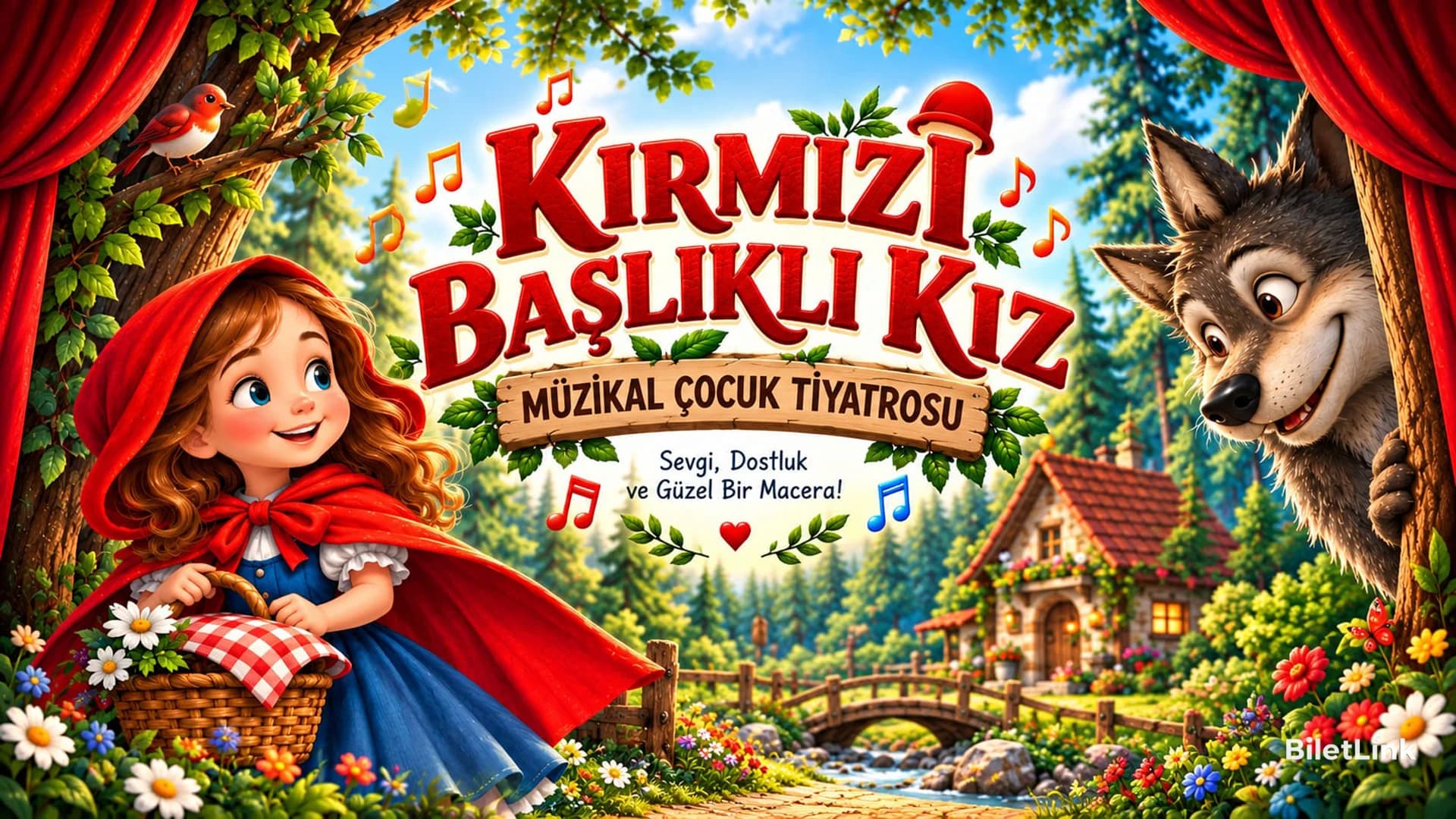 Kırmızı Başlıklı Kız - Müzikal Çocuk Tiyatrosu