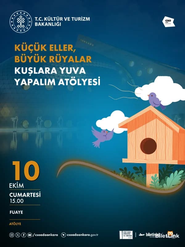 Küçük Eller, Büyük Rüyalar Kuşlara Yuva Yapalım Atölyesi