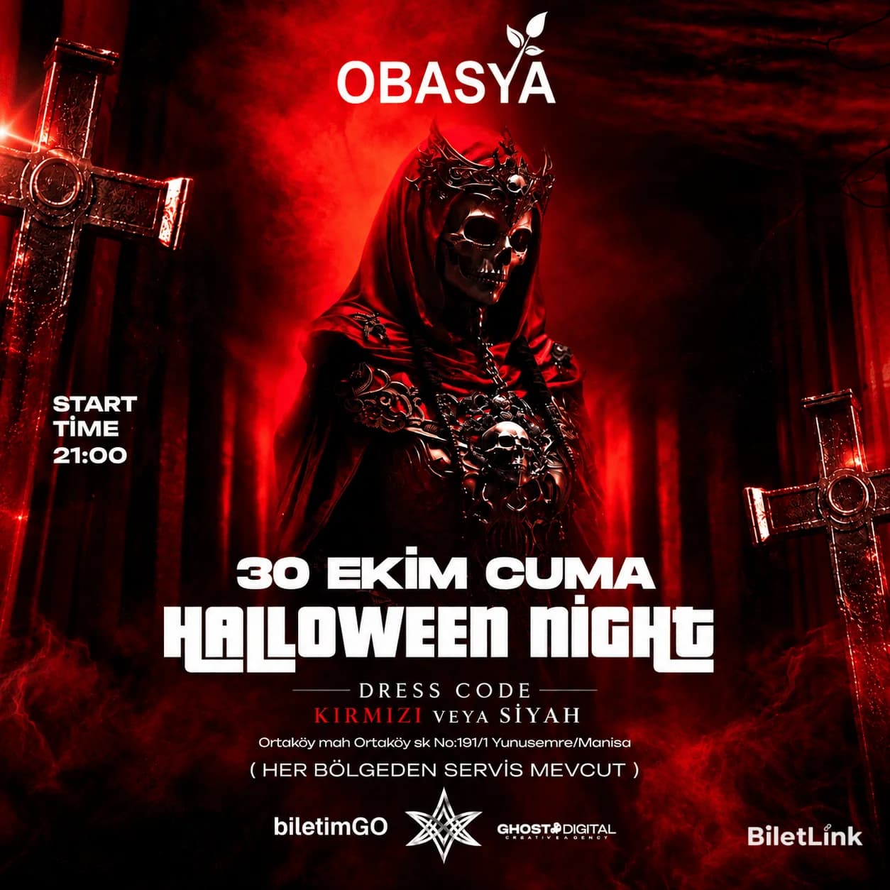 Manisa Halloween Party Obasya Otel
