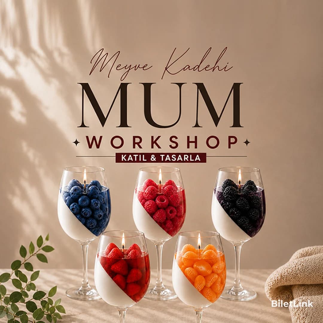 Meyve Kadehi Mum Workshop | Ankara Mum Atölyesi