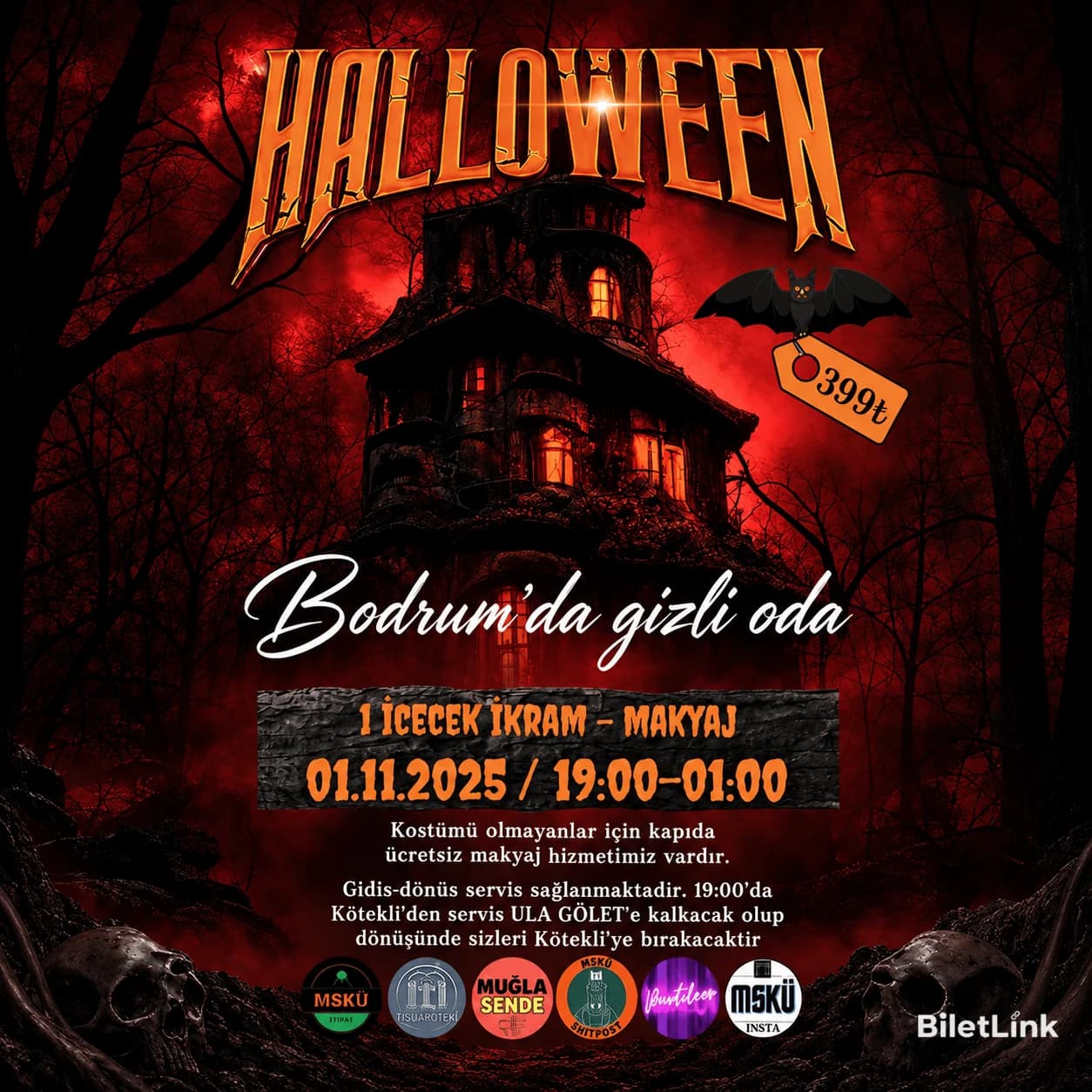MUĞLANIN EN BÜYÜK HALLOWEEN PARTİSİ 2