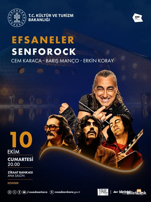 Musa Göçmen Efsaneler Senforock Cem Karaca - Barış Manço - Erkin Koray