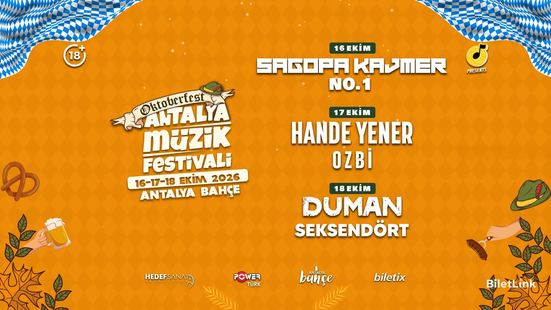Oktoberfest X Antalya Müzik Festivali - 3.Gün (Duman - Seksendört)