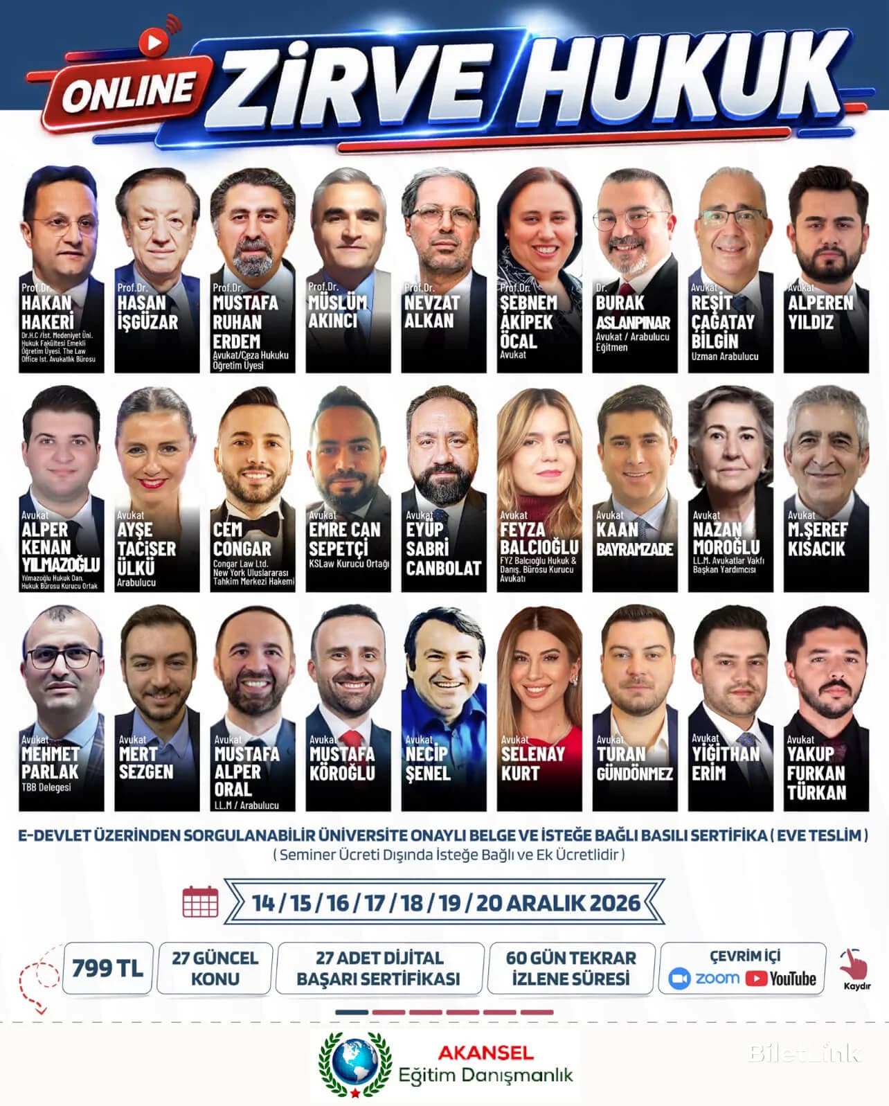Online Zirve Hukuk Semineri - 2026