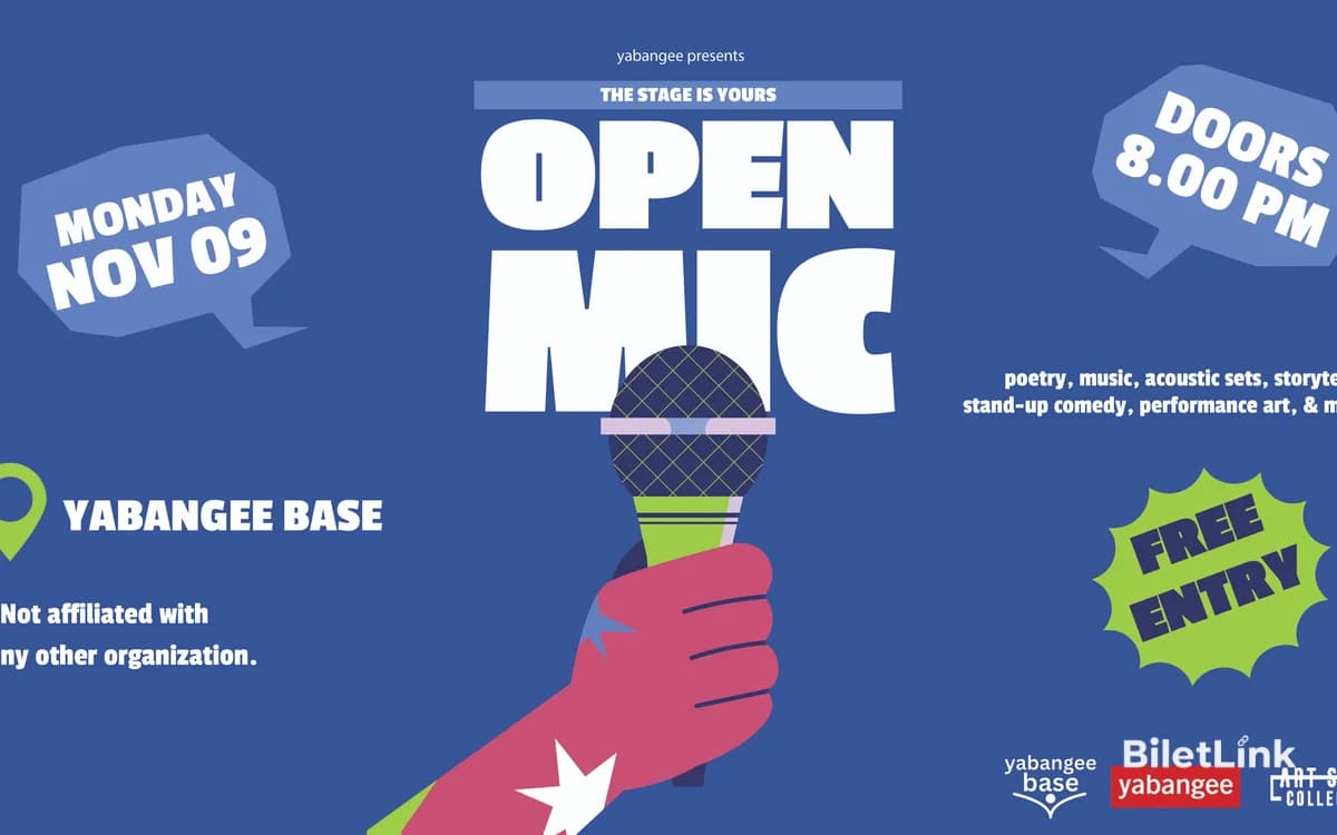 Open Mic Night: The Stage is Yours