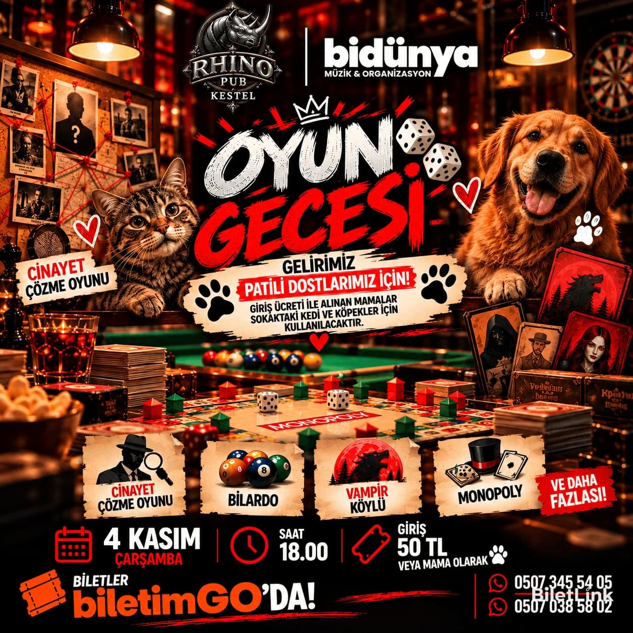 Oyun Gecesi ( Kestel Rhino Pub )