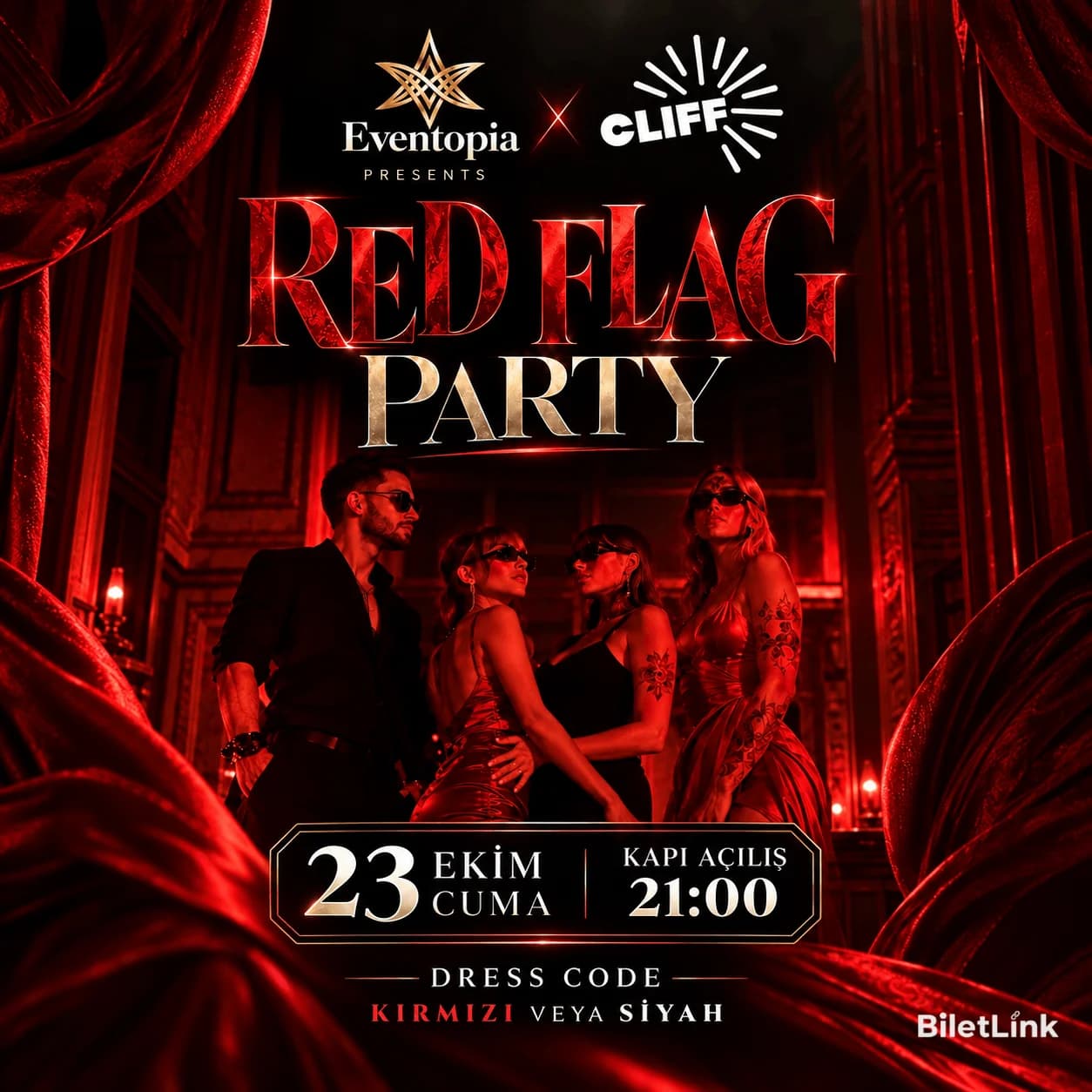 Red Flag Party Cliff Venue Bornova